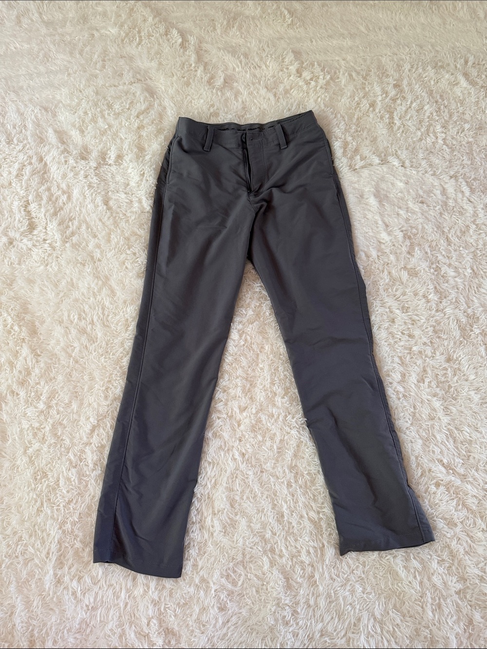 Kids Black Straight-Leg Dress Pants